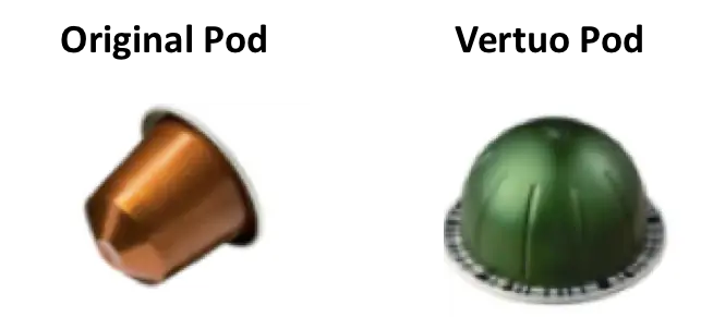 Original_vs_Vertuo - My Morning Espresso Nespresso original pod shape vs vertuo pod shape