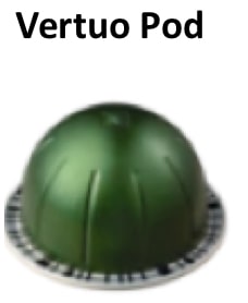 Vertuo Nespresso pod