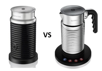 Nespresso aeroccino 3 vs 4