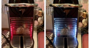 nespresso pixie red light