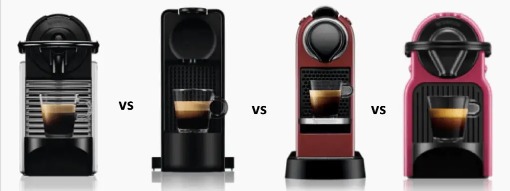 Nespresso Pixie vs CitiZ vs Essenza vs Inissia