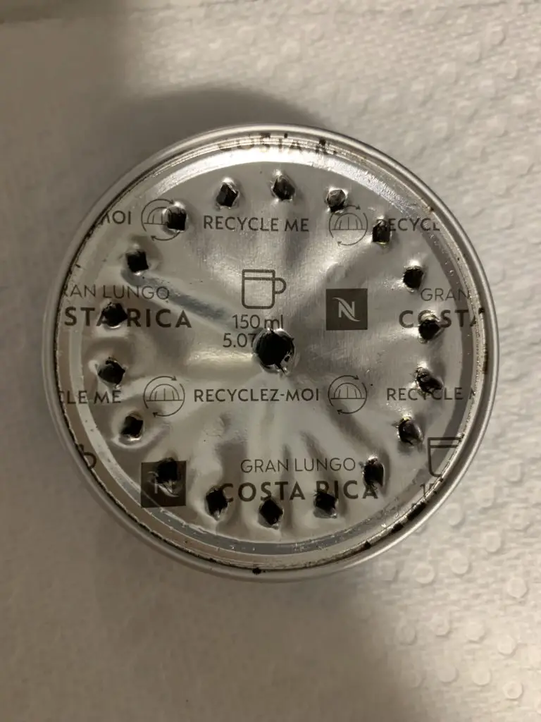 Nespresso Vertuo pods only get pierced on the top