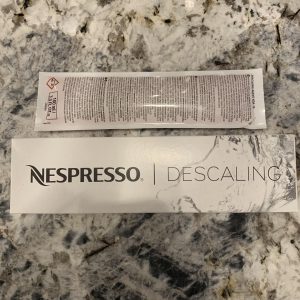 nespresso vertuo pop descaling solution