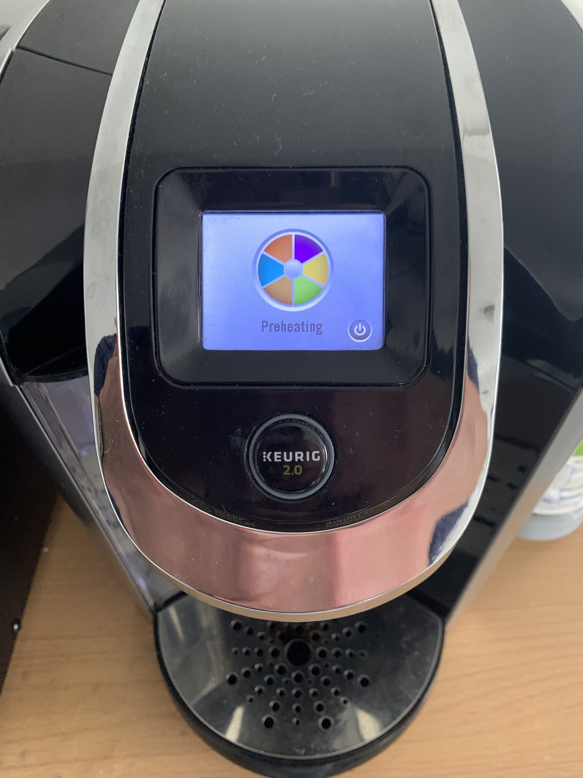 Keurig 2.0 touch screen