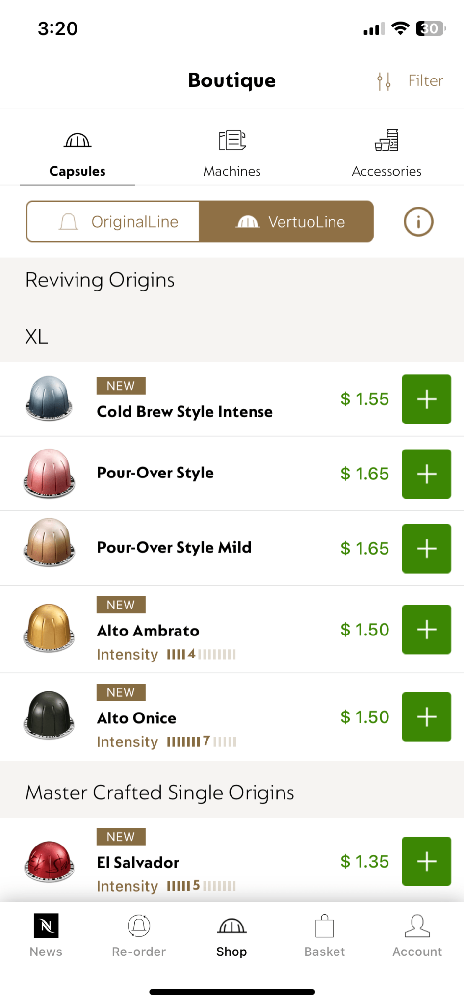 Nespresso Vertuo Cold Brew, Alto or Pour Over Pod Not Working